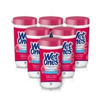 6 Pack Wet Ones Antibacterial Hand Wipes Canister Fresh Scent 40 Ct Per. Fixed Price $39.99.