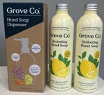 Grove Co. Hydrating Gel Hand Soap Refills (2 X 13 Fl Oz) + 1 Reuseable Bottle. Fixed Price $24.97.