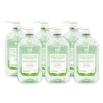 Highmark Hand Sanitizer With Aloe, Floral Scent, 32 Oz, Green, Case Of 6 Bottle. Fixed Price $39.99.