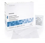 Mckesson Instant Hand Sanitizing Wipes Ethyl Alcohol 70% Per Pack 6"x6.7". Fixed Price $16.79.