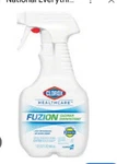 $89 Clorox Clo31478 Healthcare Fuzion Cleaner Disinfectant Unscented Spray 9/cs. Fixed Price $89.00.