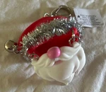 Bath & Body Works Hand Sanitizer Holder Jingle Beep Santa Clause With Beard Hat. Fixed Price $9.50.