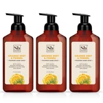 Foaming Hand Soap Orange Zest & Fennel, 11oz Pump Bottles, 3 Pack, Cruelty Fr.... Fixed Price $30.01.