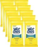 Wet Ones Antibacterial Hands & Face Wipes, Citrus Scent, 20 Count Travel Pack.... Fixed Price $22.81.