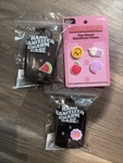B.pure Hand Sanitizer Cases With Keychain Clip Matte Black & Charms. Fixed Price $15.49.