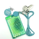 Bath & Body Works Wearable Green Mermaid Scales Id Card Pocketbac Holder Lanyard. Fixed Price $16.51.