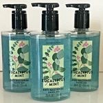 Eucalyptus Mint Anti-bac Hand Gel 7.6 Oz Sanitizer Pump Bath Body Works 3 Pack. Fixed Price $39.59.