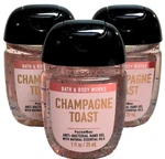 3 X Champagne Toast Pocketbac Anti-bacterial Hand Sanitizer Bath & Body Works. Fixed Price $6.11.