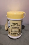 Biopure Antibacterial Hand Wipes Mini Travel Size, Backpack Totebag Keychain. Fixed Price $8.75.