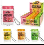 Wish Hand Sanitizing Wipes Keychain Assorted Scent Set Of 4. Fixed Price $12.99.