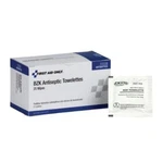 First Aid Only 51028 Bzk Antiseptic Wipes, 25/box. Fixed Price $12.00.