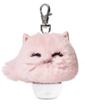 Bath & Body Works Pink Furry Fuzzy Kitty Cat With Tail Pocketbac Holder Sleeve. Fixed Price $16.99.