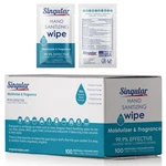 Singular Hand Sanitizing Wipes Travel Size 100ct 70% Alcohol Citrus Scent. Fixed Price $21.99.