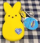 New Yellow Marshmallow Bunny Peeps Pocketbac Sanitizer Holder Bath & Body Works. Fixed Price $40.00.