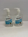2 Pack Germ-x Hand Sanitizer 8oz Pump Bottles Moisturizing - New. Fixed Price $15.99.