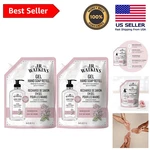 Eco-conscious Rosewater Gel Hand Soap 34 Fl Oz Pouch, Alcohol-free & 2 Pack. Fixed Price $25.56.
