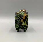 Bath & Body Works Pocketbac Floral Nature Snap Case W/ Leaf Chain Black #4005b. Fixed Price $11.89.
