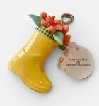 Bath & Body Works X Vera Bradley Pocketbac Holder Clip Yellow Rain Boot Flowers. Fixed Price $18.39.
