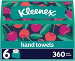 Kleenex Disposable Paper Hand Towels, 6 Boxes, 60 Tissues Per Box (360 Total Tis. Fixed Price $30.95.