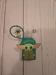 Star Wars Baby Yoda Grogu Silicone Mini Hand Sanitizer Carry Holder Case - Green. Fixed Price $5.99.
