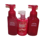 Crushed Candy Cane & Candle Apple Soap Sanitizer Bath Body Works 3 Piece Set. Fixed Price $24.99.