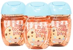 Bath & Body Works Mini Cookie Bites Pocketbac Hand Gel Antibacterial 3 Pc Kids. Fixed Price $13.63.