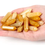 Qinjiejie 20pcs Yellow Aventurine Crystals Wands Stones Set Healing Crystal. Fixed Price $36.19.
