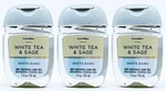 3 Bath Body Works White Tea & Sage Pocketbac Antibac Hand Sanitizer Gel 1 Oz. Fixed Price $8.36.