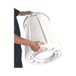 Rubbermaid Commercial Round Brute Container, Plastic, 32 Gal, White. Fixed Price $70.55.
