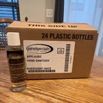 Case Of 4 Fl Oz X24 Antiseptic Hand Sanitizer Bottles - Unopened, Factory Sealed. Fixed Price $10.00.