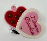 Bath & Body Works Heart Chocolate Box Pocketbac Holder Hand Sanitizer Clip Case. Fixed Price $12.99.