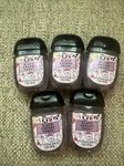 5 Bath Body Works Black Cherry Frost Pocketbac Anti-bacterial Hand Gel Sanitizer. Fixed Price $16.00.