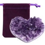 Zhiyuxi Amethyst Crystals And Healing Stones 1.2-1.6 Inches, Heart. Fixed Price $25.33.