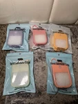 B-pure Silicone Hand Sanitizer Case Set Of 5 With Keychain Clip Assorted Colors. Fixed Price $14.00.