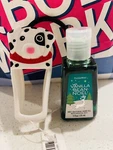 New Bath & Body Works Pocketbac Holder Dalmatian Dog + Sanitizer Hand Gel. Fixed Price $9.99.