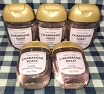 5-pack All New Champagne Toast Pocketbac Sanitizers 1 Oz Bath & Body Works. Fixed Price $26.00.