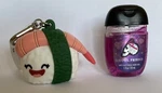 Bath & Body Works Happy Sushi With Shrimp Pocketbac Holder Keychain Clip Nwt. Fixed Price $10.00.