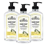 J.r. Watkins Lemon Hand Soap Pack Of 3 Nourishing Skin Cleaning Agent 11 Fl Oz. Fixed Price $20.99.