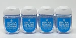 4 Rare Bath Body Works Keep Calm Snow Day Blue Sage Pocketbac Hand Gel Sanitizer. Fixed Price $19.99.