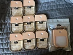 8 B Pure Vanilla Creme Hand Sanitizers W Matching Case. Fixed Price $27.00.