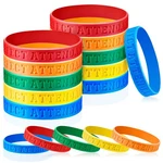 Perfect Attendance Silicone Bracelets Colored Rubber Wrist.... Fixed Price $70.12.