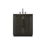 Elegant Kitchen/bath Chase 30" Bathroom Vanity, Chocolate Oak - Vf29030co. Fixed Price $988.00.