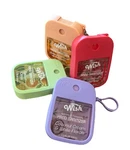 Wish Hand Sanitizer Spray (1.2oz) Silicone Keychain Assorted Scent Set Of 4(a). Fixed Price $15.50.
