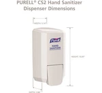 Purell 4121-06 Cs2 1000 Ml White Push Style Hand Sanitizer Dispenser - Pack Of 6. Fixed Price $19.00.
