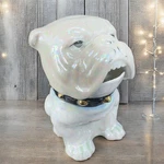 Trico China Nagoya Hand Painted Luster Finish Bulldog Canister Jar Container Vtg. Fixed Price $60.00.