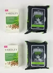 Lot Of 2-the Nobleman Mens Face & Body Hemp Wipes/yardley Seed Oil Bar Soap. Fixed Price $6.36.