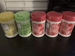 Biopure Antibacterial 20 Hand Wipes Aloe Vitamin E Assorted Scents In A Pack.. Fixed Price $13.00.
