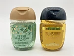 Bath And Body Works Pocket Bac Sanitizer Sunshine & Lemons, Fresh Sparkling Snow. Fixed Price $3.99.