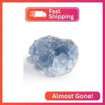Zhiyuxi Celestite Crystals Aquamarine Stone Rocks Gems Blue Crystal Gemstones Cl. Fixed Price $18.31.