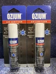 2 Pack - Ozium Air Cleans 3.5 Oz. Spray, Carbon Black. Fixed Price $17.88.